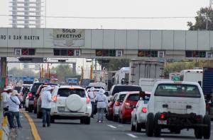 México-Puebla, la autopista con menor aforo durante el puente