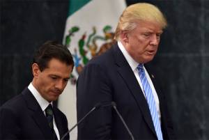 Peña y Trump acuerdan no hablar del muro en público