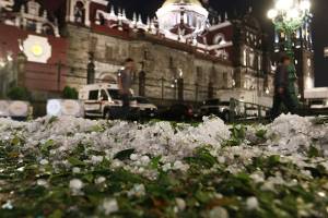 Lluvias fuertes y granizadas en Puebla por efectos del frente frío 63