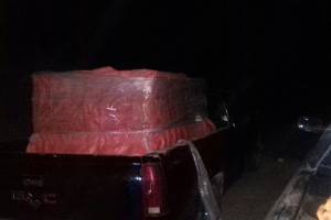 Localizan camionetas con 4 mil litros de combustible robado en Huehuetlán, Puebla