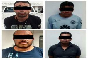 Cayeron cuatro narcomenudistas con arma de fuego en Texmelucan y Puebla