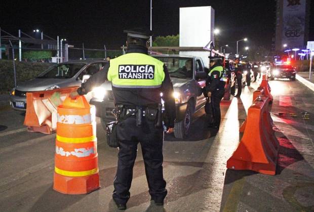 Remitieron 34 vehículos al corralón durante Alcoholímetro en Puebla