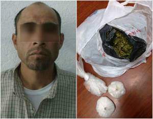 Cayó narcomenudista en el Parque Juárez con droga valuada en 14 mil pesos