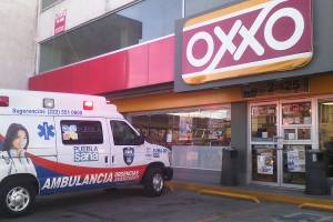Mujer resultó lesionada en atraco a tienda Oxxo en San Martín Texmelucan