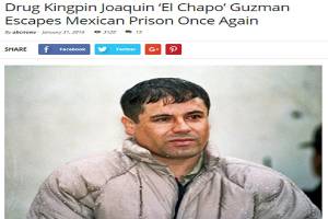 Portal falso de ABC alertó sobre supuesta &quot;fuga&quot; de El Chapo Guzmán