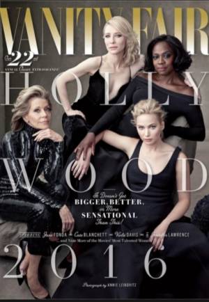 Vanity Fair y su portada contra los premios Oscar 2016
