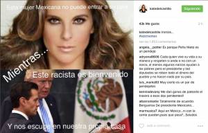 Kate del Castillo critica que Trump pueda ir a México y ella no