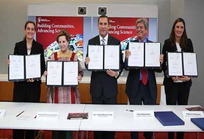SEP Puebla firma convenio con US-México Fundation