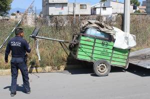 FOTOS: Ahora hasta en el carretón de la basura trafican gasolina robada en Texmelucan