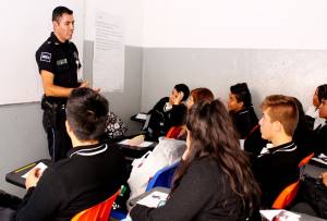 Policía de Puebla mantiene programas Mi Escuela en Prevención y Escuela Segura