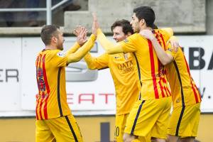 Barcelona y MSN se acercan al título de la Liga de España