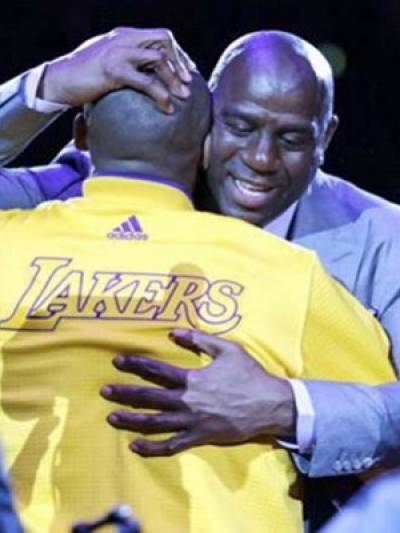 Magic Johnson es el nuevo presidente de Los Ángeles Lakers