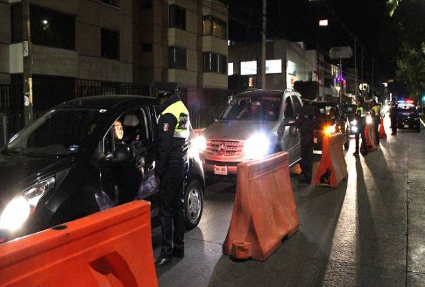 Fueron 33 vehículos remitidos al corralón por Alcoholímetro en Puebla