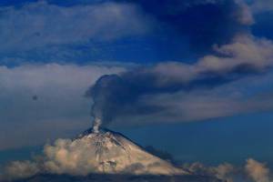 FOTOS: Popocatépetl emite 479 exhalaciones de baja intensidad