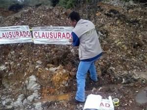 Profepa clausura extracción de piedras en bosques de Xicotepec