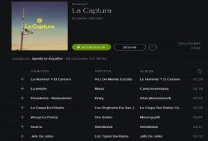 El Chapo Guzmán: Spotify publicó playlist por su recaptura