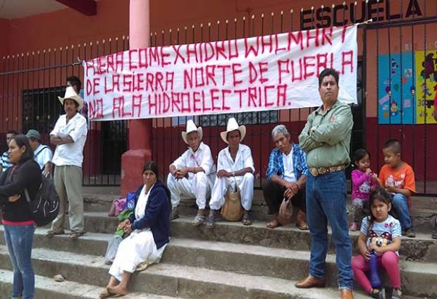 Indígenas de ocho municipios de la Sierra Norte de Puebla rechazan hidroeléctricas