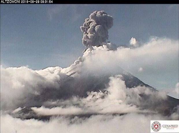 Popocatépetl registra 248 exhalaciones de baja intensidad: Cenapred