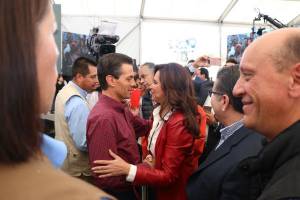 FOTOS: Así fue el encuentro de Peña Nieto y Blanca Alcalá en Puebla