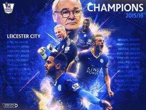 Leicester se proclamó campeón de la Premier League