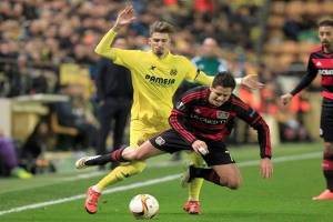 Leverkusen y Chicharito cayeron 0-2 ante Villarreal en la Europa League