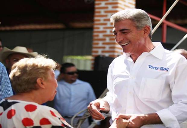 Tony Gali garantiza fortalecimiento de la economía de Puebla