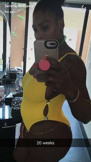 Serena Williams tiene 20 semanas de embarazo