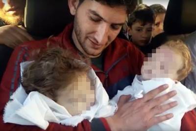 VIDEOS: Llora a esposa e hijos muertos por ataque químico en Siria