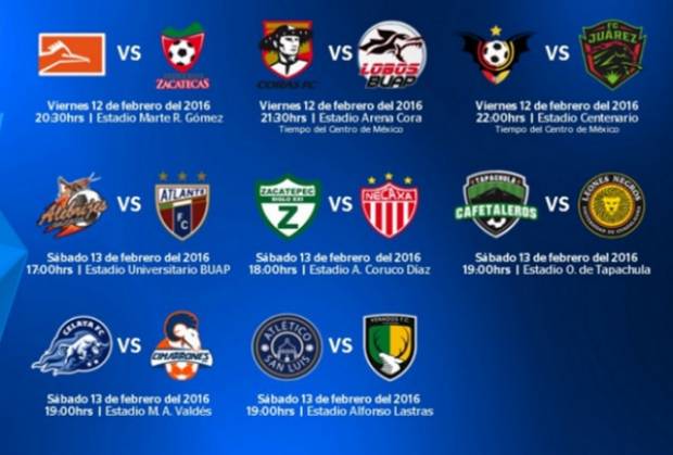 Ascenso MX: Consulta juegos y horarios de la jornada 6