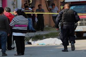 FOTOS: Vendedor fue asesinado a balazos en Cuautlancingo