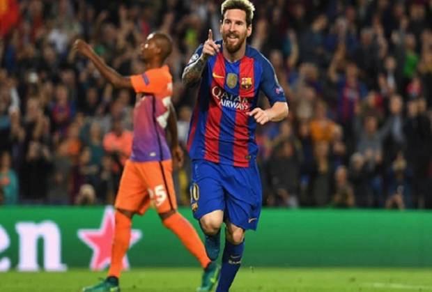Messi comandó goleada del Barcelona 4-0 Manchester City