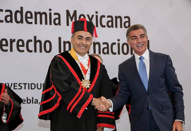 David Villanueva, nuevo presidente de la Academia Mexicana de Derecho Internacional