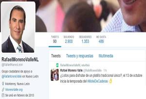 Ciudadanos de Nuevo León abren cuenta en Twitter en apoyo a Moreno Valle
