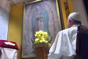 Papa pide a Guadalupe calmar sufrimiento de mexicanos por la violencia