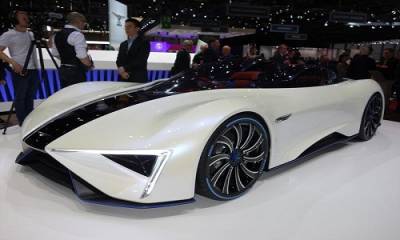 TechRules Ren: China presentó su vehículo deportivo eléctrico