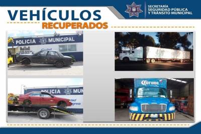 Policía de Puebla localizó siete vehículos con reporte de robo