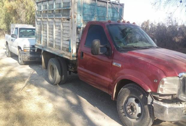 Policía localizó camionetas involucradas en robo de combustible en Palmar de Bravo