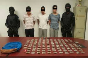 Narcomenudistas detenidos en Puebla con más de 150 dosis de droga