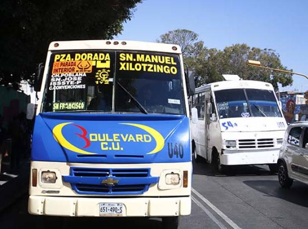 Bajan 5.6% quejas contra transporte público en 2016: Gobierno de Puebla
