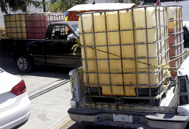 Gasolina confiscada al día en Puebla , igual al consumo anual de 30 automovilistas