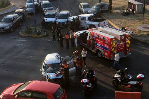 FOTOS: Carambola en Vía Atlixcáyotl y Cúmulo de Virgo deja tres heridos