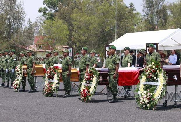 Vinculan a proceso a cuatro personas por homicidio de militares en Palmarito