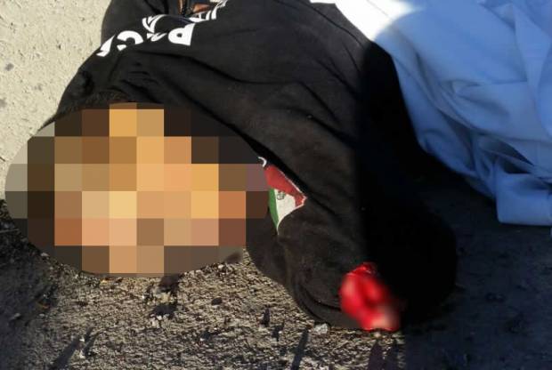 Hombre vestido de policía muere atropellado en carretera Puebla-Atlixco