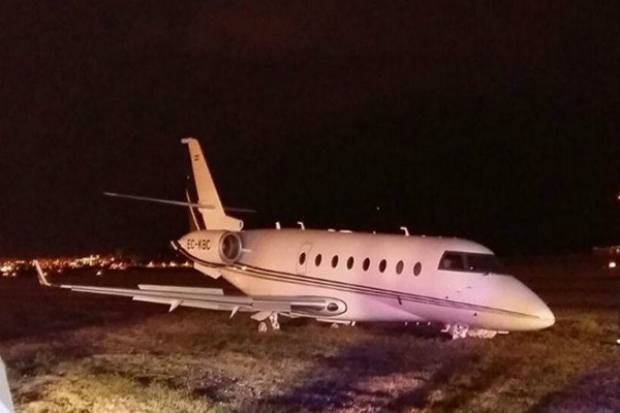 Avión de Cristiano Ronaldo sufrió percance en aeropuerto de Barcelona