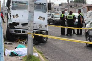 Identifican a ciclista atropellado por chofer de la Ruta 18 en Puebla