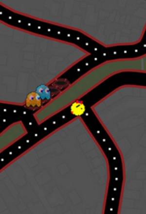 Pac Man llega a Google Maps