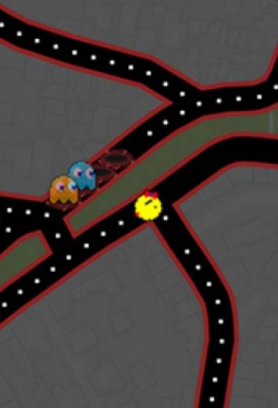 Pac Man llega a Google Maps