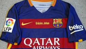 Harán homenaje a Cruyff en el jersey de Barcelona