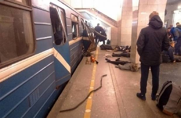 Suman 11 muertos y 45 heridos por explosión en San Petersburgo