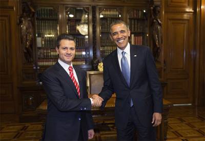 Obama y Peña Nieto negocian por teléfono nuevo acuerdo comercial
